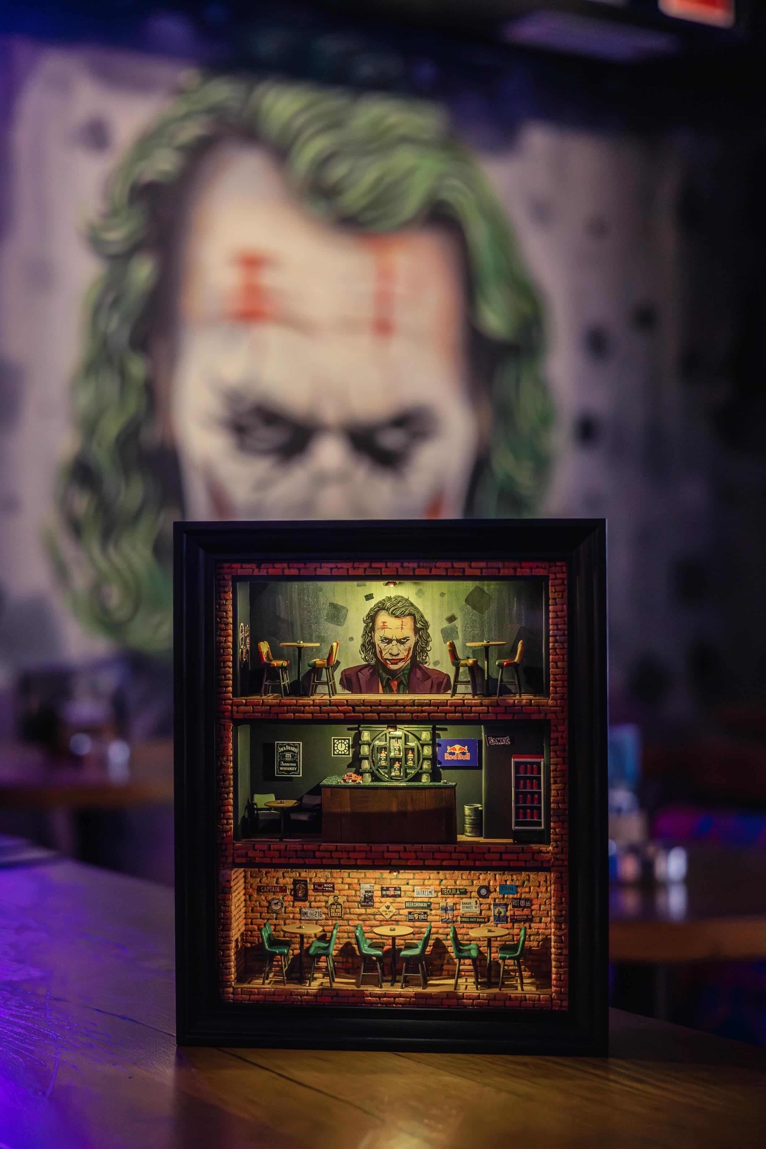 Framed miniature scene